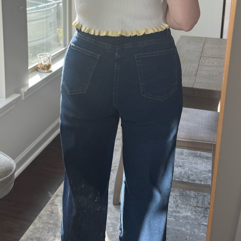 Classic Blue Women's Dark Wash Jeans - Picture 7 of 14